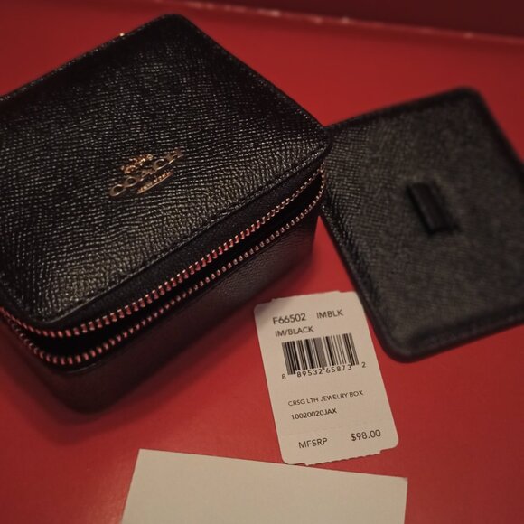 COACH Black Jewelry Box - Picture 4 of 5